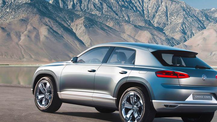 Volkswagen Cross Coupe Concept Near Hills N Side Pose